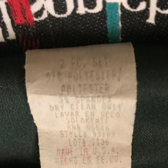 Allison-Che Vintage Hunter Green Shirt, Size 16P - Picture 5 of 5